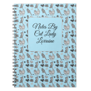Niedliche Katze und Kitten Geschenkwrap Notizblock