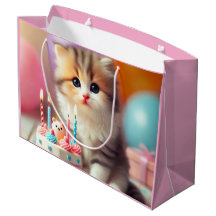 Niedliche Katze und Kuchen