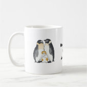 Niedliche Katze und Pinguin, für Katze Lover Kaffeetasse (Links)