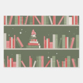 Niedliche Katze und Weihnachten Geschenkpapier Set (Vorderseite 3)