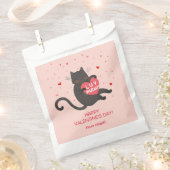 Niedliche Katze Valentine Geschenktütchen (Ausgeschnitten)
