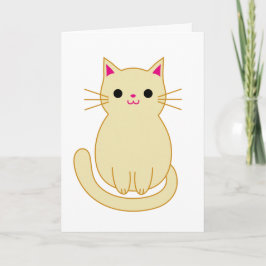 Niedliche Katze Vielen Dank Karte