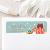 Niedliche Katze w Christmas Prestige Aqua Grün Wei (Insitu)