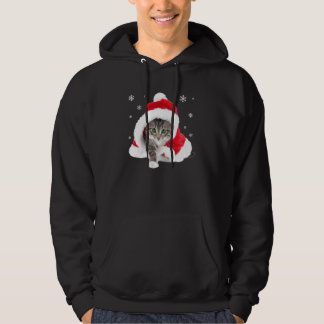 Niedliche Katze Weihnachten Weihnachten Weihnachts Hoodie