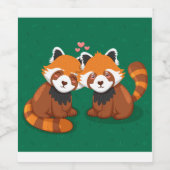 Niedliche Katze Weinetikett (Einzelnes Label)