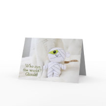 Niedliche Katze Wer führt die Welt? Ghouls! Hallow