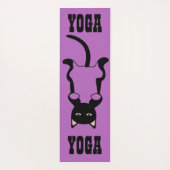 Niedliche Katze Yogamatte (Rückseite)