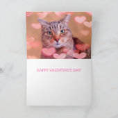 Niedliche Katze "Zur Mama" Valentinstag Feiertagskarte (Innenseite)