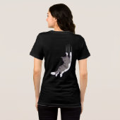 Niedliche Katzen - An! Tri-Blend Shirt (Rückseite voll)