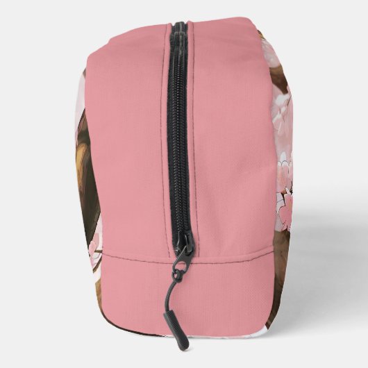 Niedliche Katzen auf einem Kirschblütenbaum Waschbeutel (Rechts)