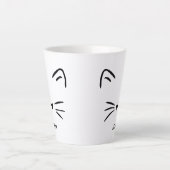 Niedliche Katzen-Bärte Milchtasse (Vorderseite)