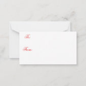 Niedliche Katzen bei Lieben Mitteilungskarte (Rückseite)