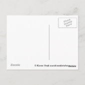 Niedliche Katzen Birnen Weihnachtsfeiertag Postkar Postkarte (Rückseite)