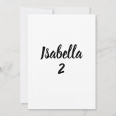 Niedliche Katzen-Blume Einladung (Rückseite)