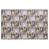 Niedliche Katzen-Collage 4 Stoff (Fat Quarter (45,7 x 55,9 cm))