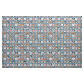 Niedliche Katzen, die Glas-Muster tragen Stoff (Fat Quarter (45,7 x 55,9 cm))