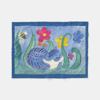 Niedliche Katzen-Entwurfs-Fleece-Decke Fleecedecke
