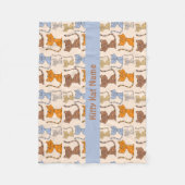 Niedliche Katzen Fleece Blanket für Katzen (Vorderseite)