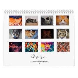 Niedliche Katzen Foto Art Design 2023 Monatlich Kalender