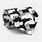 Niedliche Katzen Funny Cat Lover Krawatte (Gerollt)