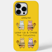 niedliche Katzen für Katzenliebhaber und Kaffeelie Case-Mate iPhone Hülle (Rückseite)