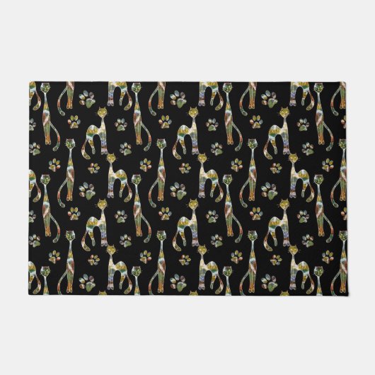 Niedliche Katzen Fußmatte (Vorderseite)