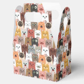 Niedliche Katzen - Gefälligkeitsbox Geschenkschachtel (Geöffnet)