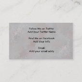 Niedliche Katzen-Geschäfts-Karte Visitenkarte (Rückseite)