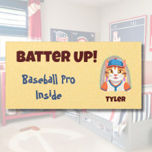 Niedliche Katzen Geschenke für Baseball-Spieler Li