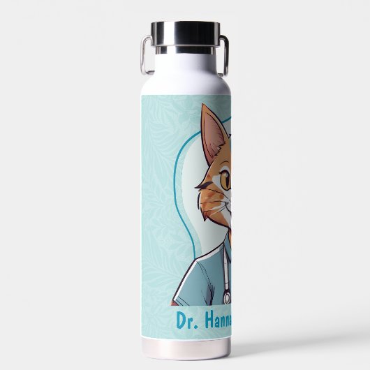 Niedliche Katzen Geschenke für Physiotherapeuten Ä Trinkflasche (Vorne)