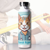 Niedliche Katzen Geschenke für Physiotherapeuten Ä Trinkflasche