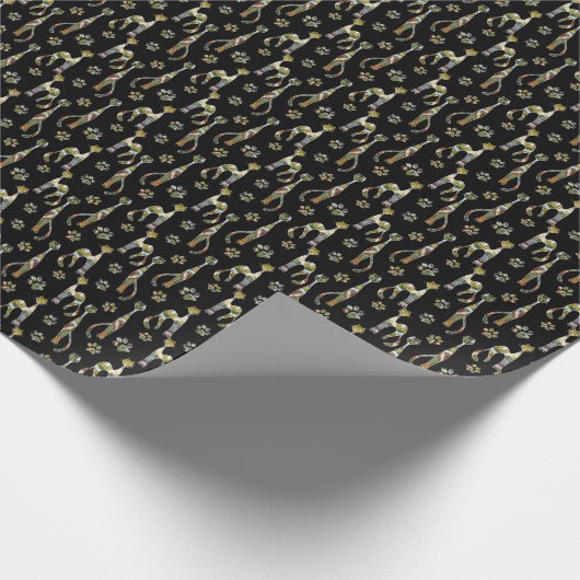 Niedliche Katzen Geschenkpapier (Ecke)