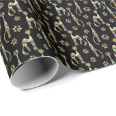 Niedliche Katzen Geschenkpapier (Rolleneckpunkt)