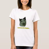 Niedliche Katzen-glücklicher Gesichts-T - Shirt (Vorderseite)