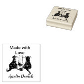 Niedliche Katzen Handmade by Gummistempel (Stempel)