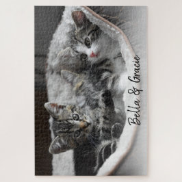 Niedliche Katzen Haustiere Foto Personalisierte Ha Puzzle