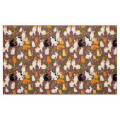 Niedliche Katzen im Hintergrund Stoff (Fat Quarter (45,7 x 55,9 cm))