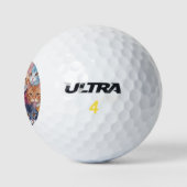 Niedliche Katzen in einer Vielzahl von Farben, Uni Golfball (Logo)