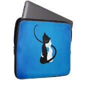 Niedliche Katzen in Liebe Laptopschutzhülle (Vorne Rechts)