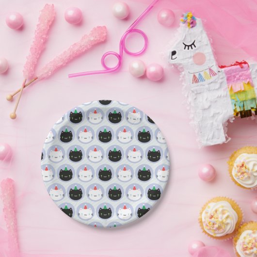 Niedliche Katzen in Party Hennen Pappteller (Party)