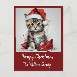 niedliche Katzen in Weihnachten Gestank - Urlaubss
