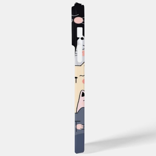 Niedliche Katzen/iPad-Gehäuse Case-Mate iPhone Hülle (Rückseite / Links)