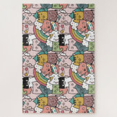 Niedliche Katzen Jigsaw Puzzle (Vertikal)