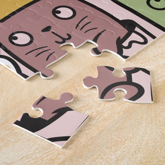 Niedliche Katzen Jigsaw Puzzle (Seite)