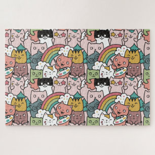 Niedliche Katzen Jigsaw Puzzle