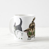 Niedliche Katzen Kaffeetasse (Vorderseite Links)
