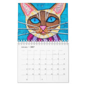 Niedliche Katzen Kalender (Jan 2027)