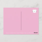Niedliche Katzen & Kawaii Kätzchen (rosa) Postkarte (Rückseite)