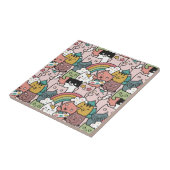 Niedliche Katzen Keramik Fliese (Seite)