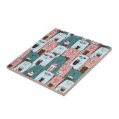 Niedliche Katzen Keramik Fliese (Seite)